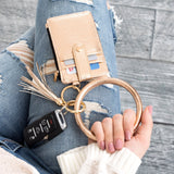 Key Ring ID Wallet Zip Bracelet Handbags & Wallets - Tophatter Daily Deals