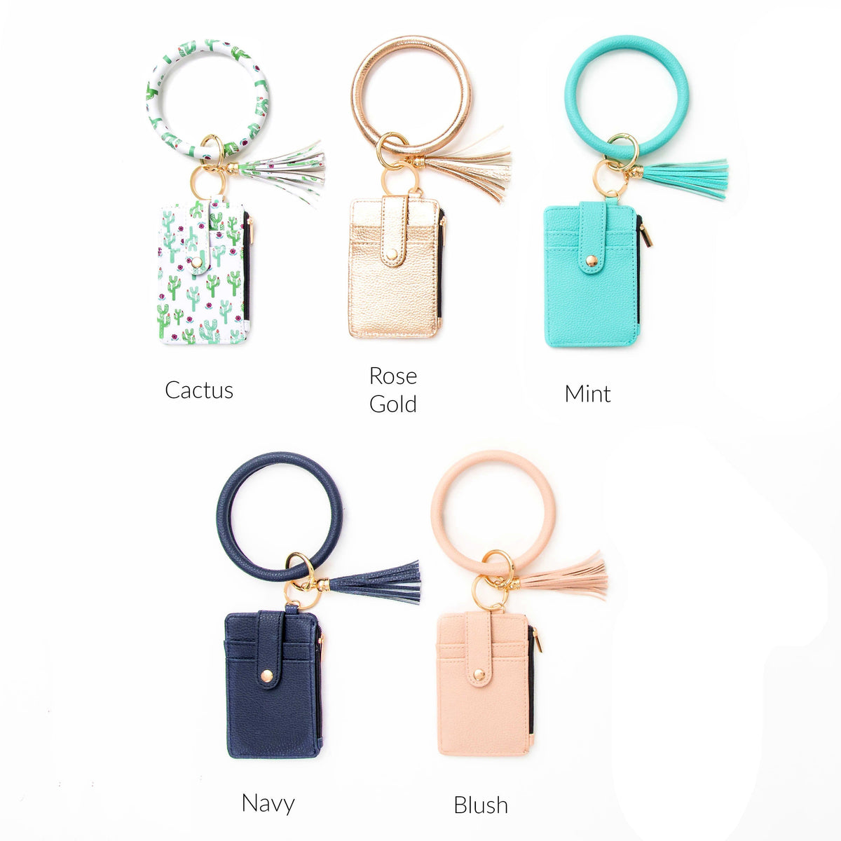 Key Ring ID Wallet Zip Bracelet Handbags & Wallets - Tophatter Daily Deals