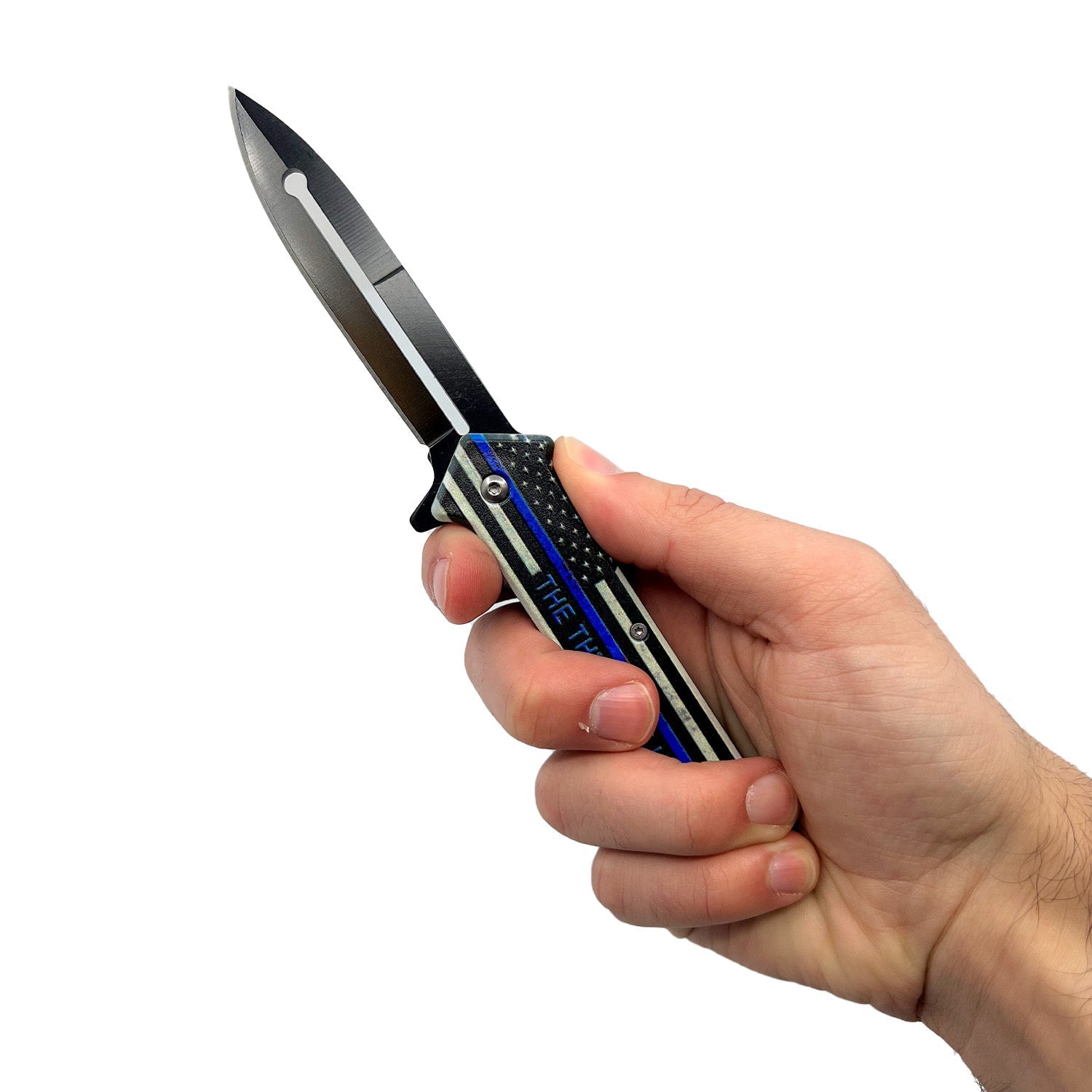Stiletto Spring Assisted Steel Folding Knife - Tophatter Daily Deals