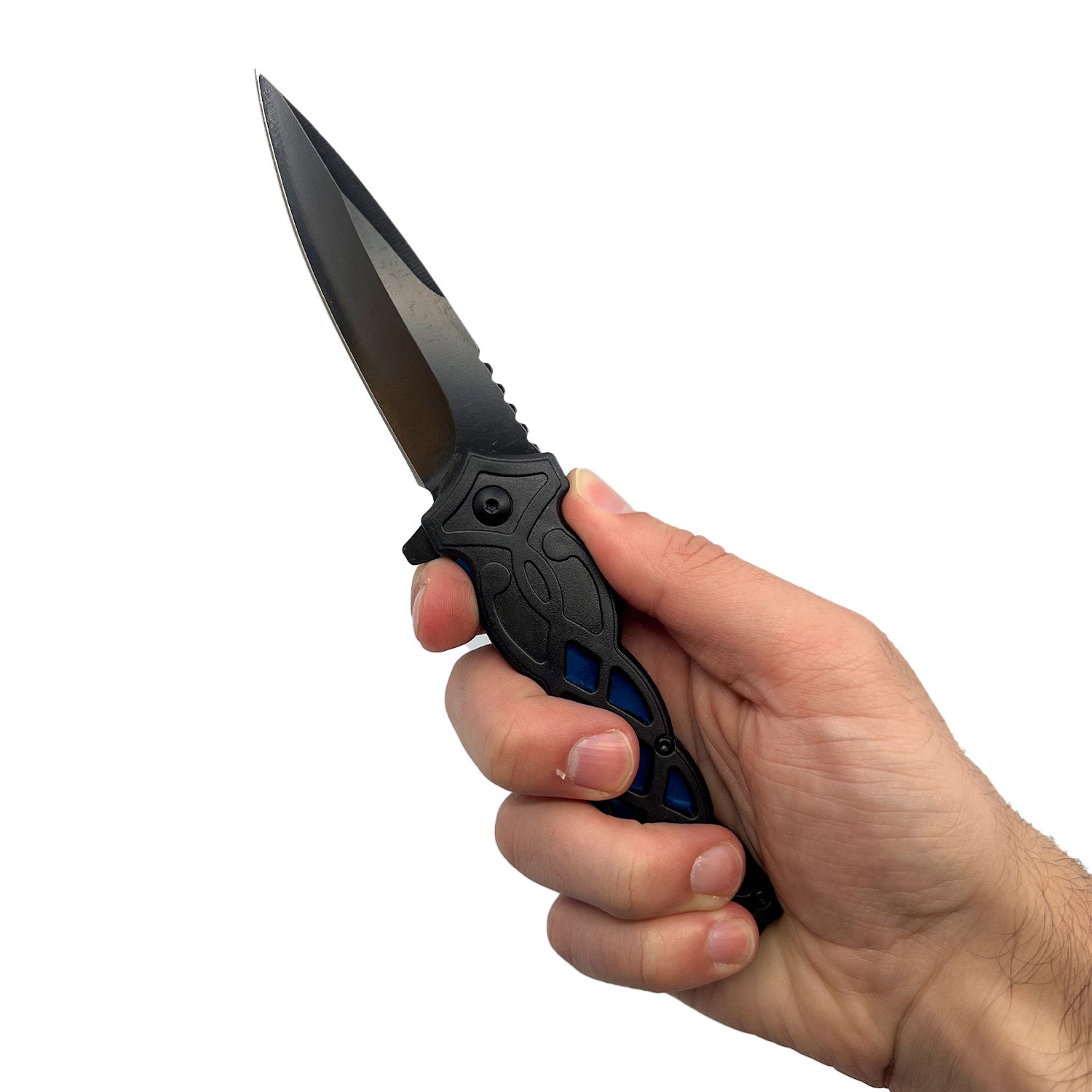 3.75" Weave Pattern Knife With ABS Handle - Tophatter Daily Deals