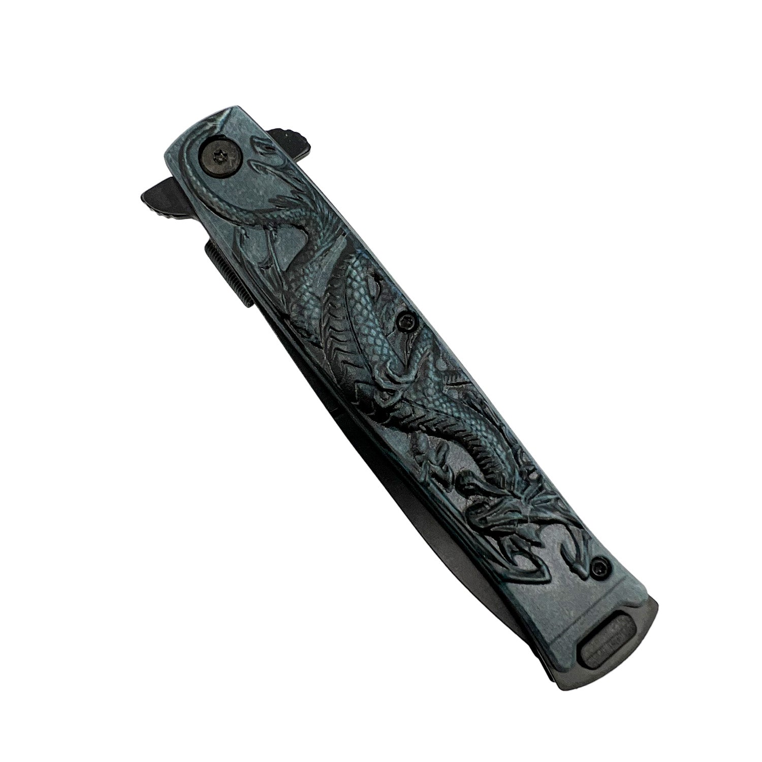 4" Black Dragon Knife with ABS Handle - Tophatter Daily Deals