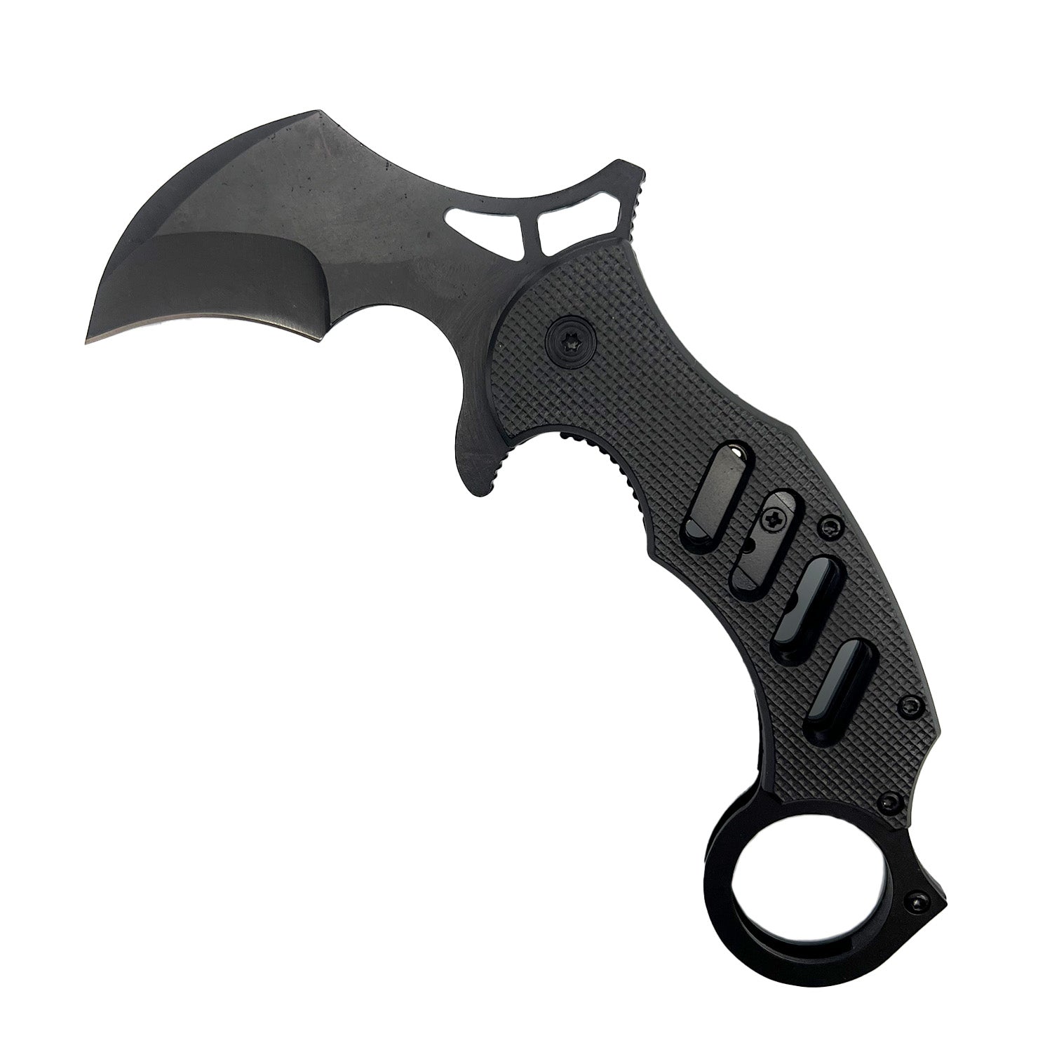 5" Karambit Knife With ABS Handle Black - Tophatter Daily Deals