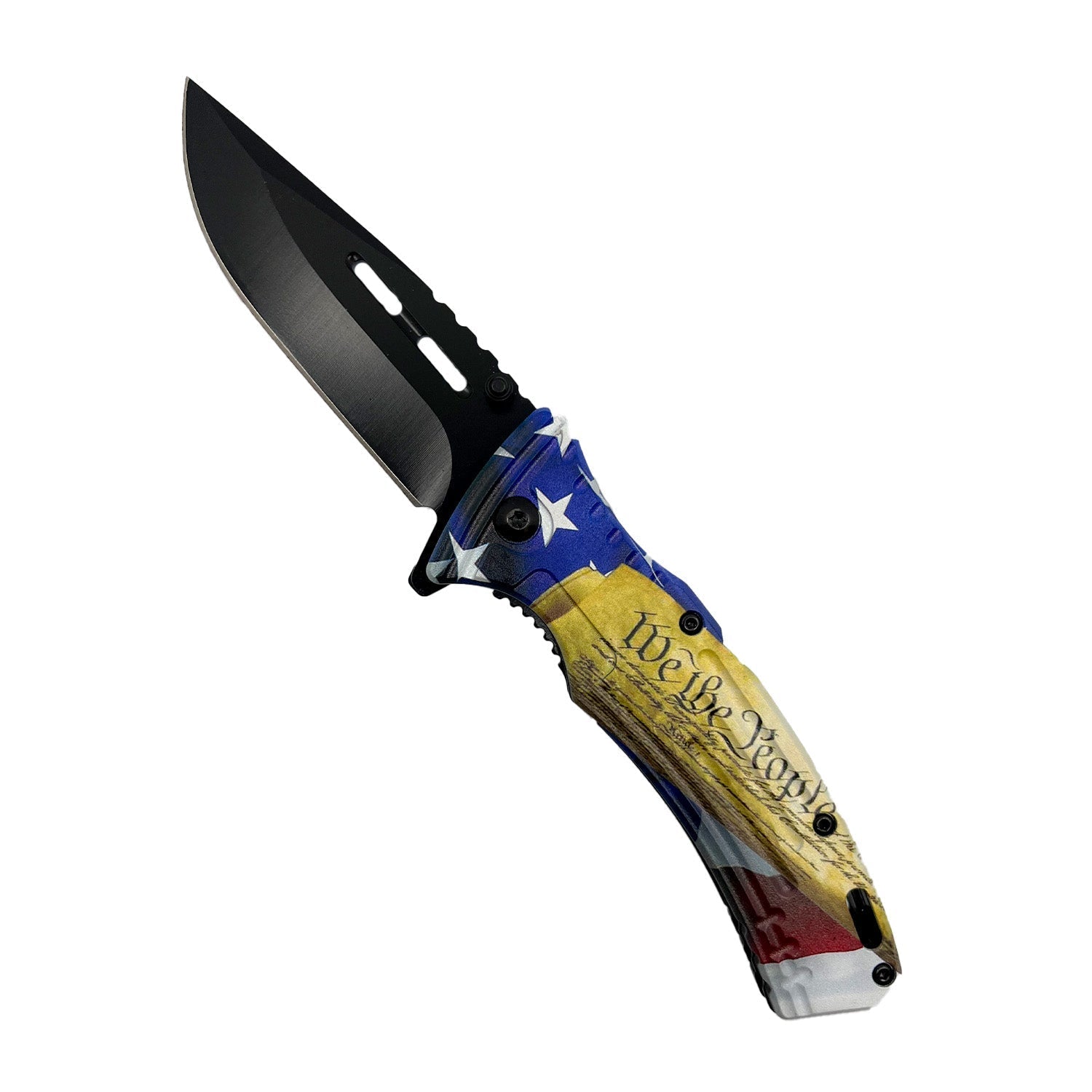 7.75" Spring Assisted Knife We The People - Tophatter Daily Deals