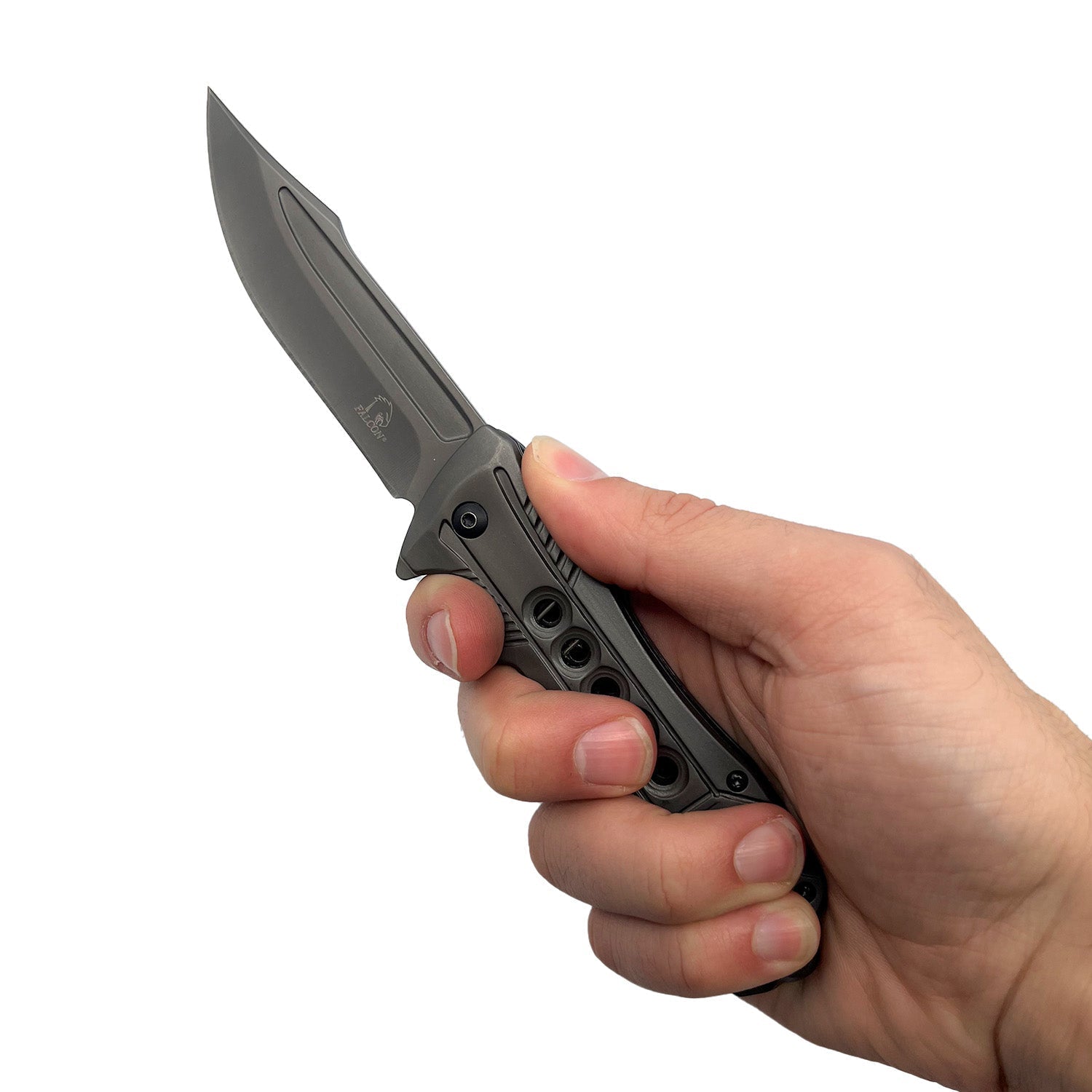7.75" Semi-Automatic Spring Assisted Knife - Tophatter Daily Deals