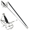 Medieval Renaissance Leather Hilt Rapier Sword - TOPHATTER'S ARMORY DEALS Collectible Weapons - Tophatter Daily Deals