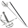 Renaissance Rapier Wire Wrapped Hilt Sword - TOPHATTER'S ARMORY DEALS Collectible Weapons - Tophatter Daily Deals