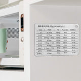 Stainless Steel Measurement Conversion Chart With Strong Magnet For Cups, Tablespoons, Teaspoons, Fluid Oz And Milliliters Conversions Kitchen Tools & Gadgets - Tophatter Daily Deals