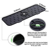 Silicone Kitchen Sink Faucet Splash Guard and Drip Catcher Tray Kitchen Tools & Gadgets - Tophatter Daily Deals