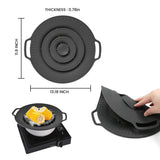 Boil Over Spill Stopper Safeguard Lid Cover For Pots And Pans Kitchen Tools & Gadgets - Tophatter Daily Deals