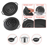 Boil Over Spill Stopper Safeguard Lid Cover For Pots And Pans Kitchen Tools & Gadgets - Tophatter Daily Deals