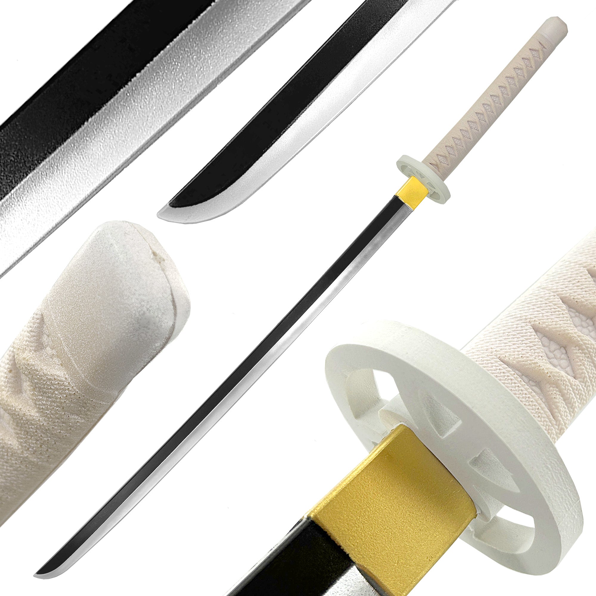 Kuchiki Rukia Sode no Shirayuki Anime White Foam Cosplay Katana Sword swords - Tophatter Daily Deals