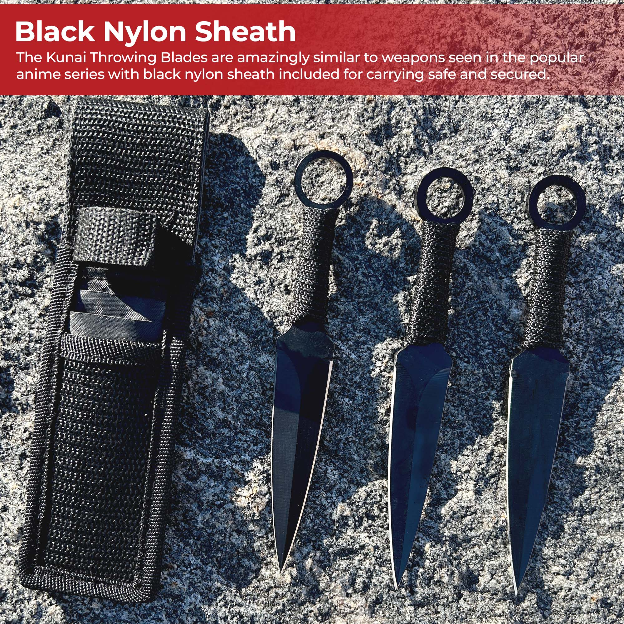 Kunai Uzumaki Anime Manga Throwing Knives knives - Tophatter Daily Deals