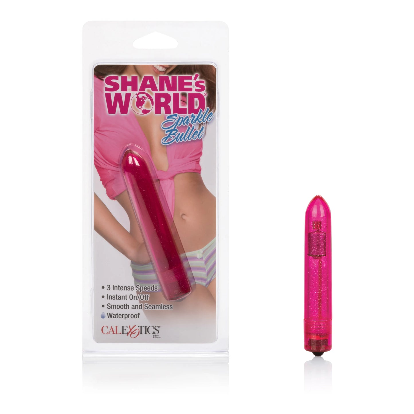 Shane's World Sparkle Bullet – Compact Discreet Bullet Vibrator > Sex Toys For Ladies > Clitoral Vibrators and Stimulators - Tophatter Daily Deals