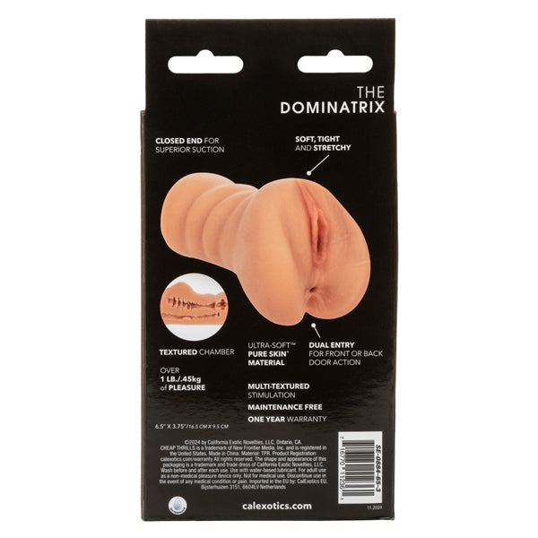 Cheap Thrills The Dominatrix Stroker Brown 0.45kg > Sex Toys For Men > Masturbators > Manual - Tophatter Daily Deals