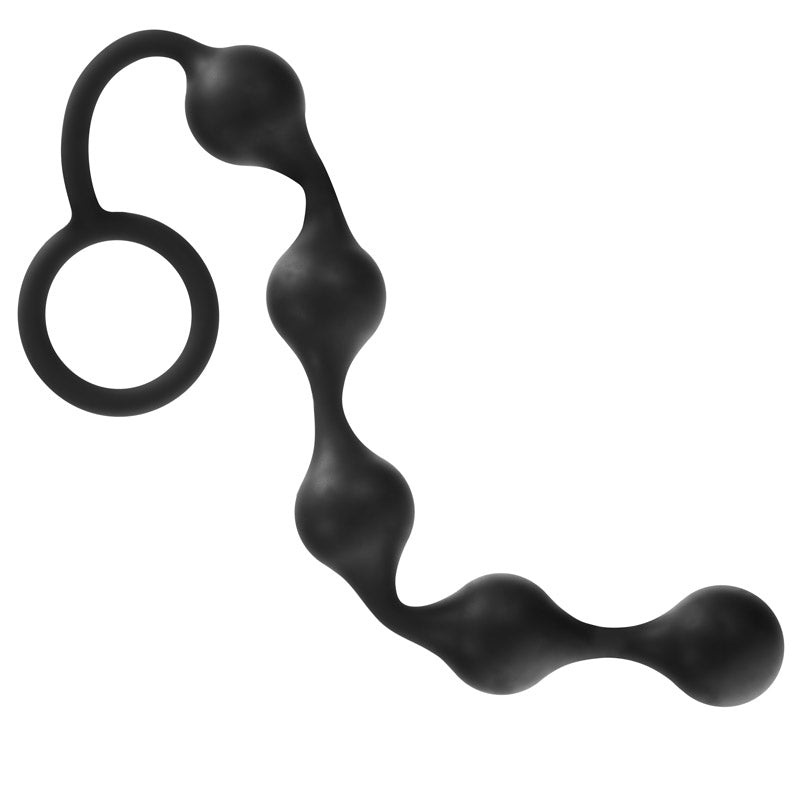 Onyx Silicone Anal Beads – Flexible Silicone Anal Beads with Retrieval Ring > Anal Range > Anal Beads - Tophatter Daily Deals