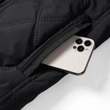 Windproof Men’s Jacket - Quilted Bomber Fleece Lined Hiking - Tophatter Daily Deals