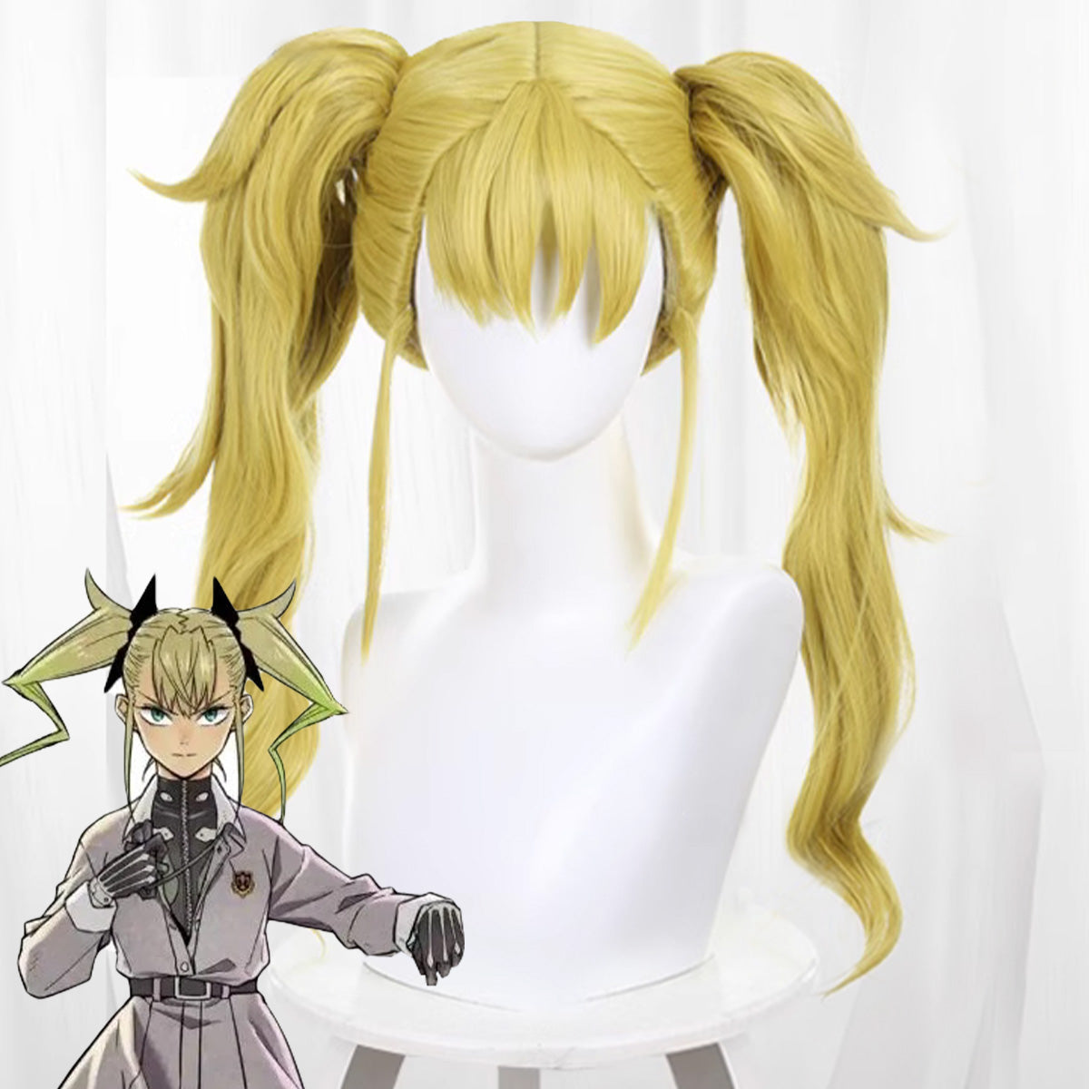 Kaiju No. 8 Kikoru Shinomiya Golden Cosplay Wig Wig - Tophatter Daily Deals