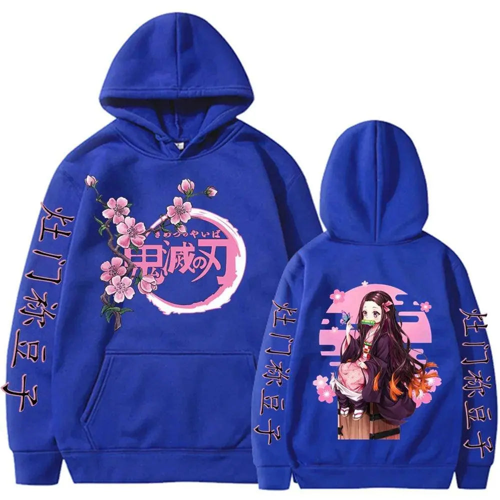 Kamado Nezuko Graphic Print Hooded Anime Demon Slayer Streetwear Men Women Hoodies Oversized Sweatshirt Harajuku Unisex Pullover 9 - Tophatter Daily Deals