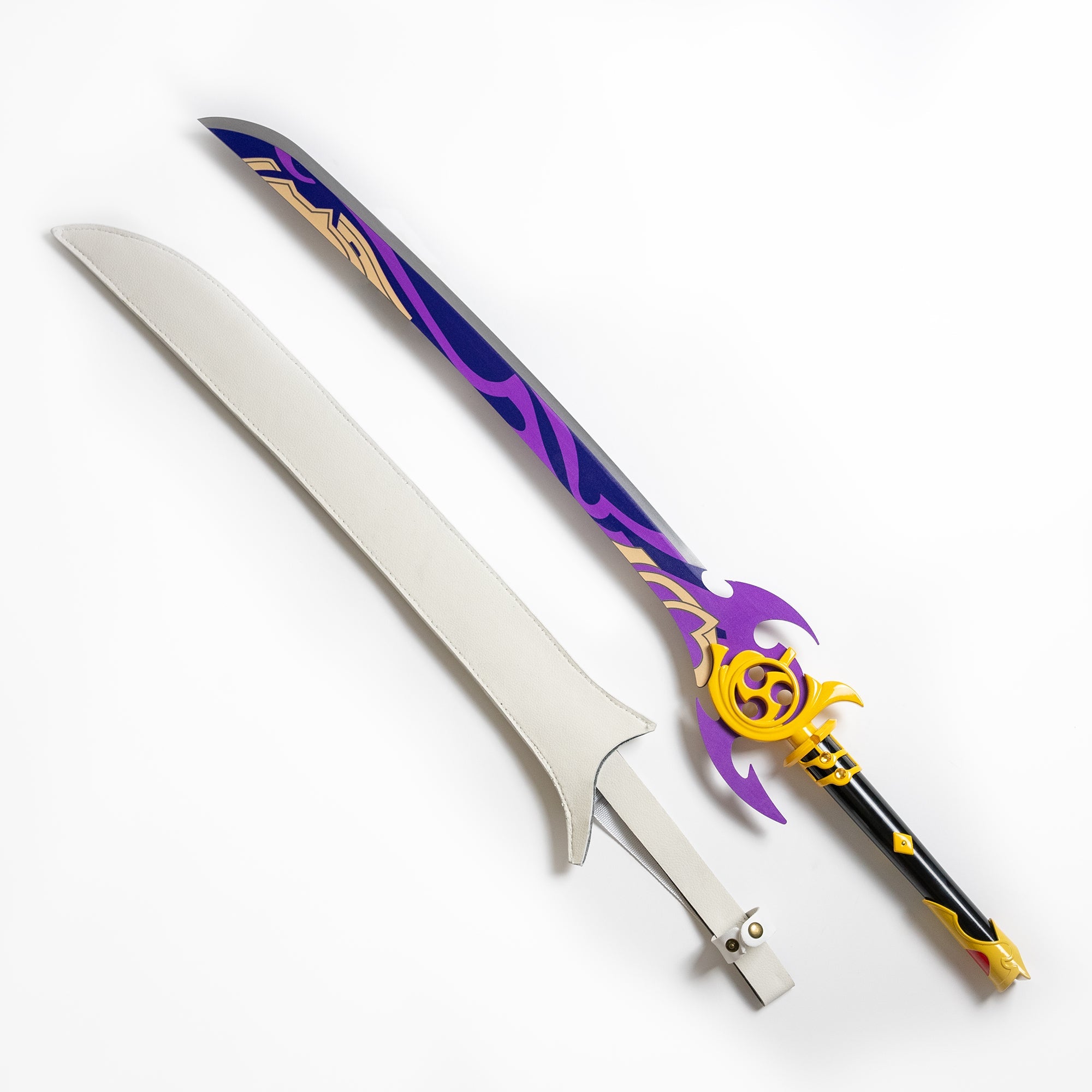 Kamisato Ayaka's "Kirigiri no Kaikou" Mistsplitter Reforged (Ayaka Sword) Video Game Sword - Tophatter Daily Deals