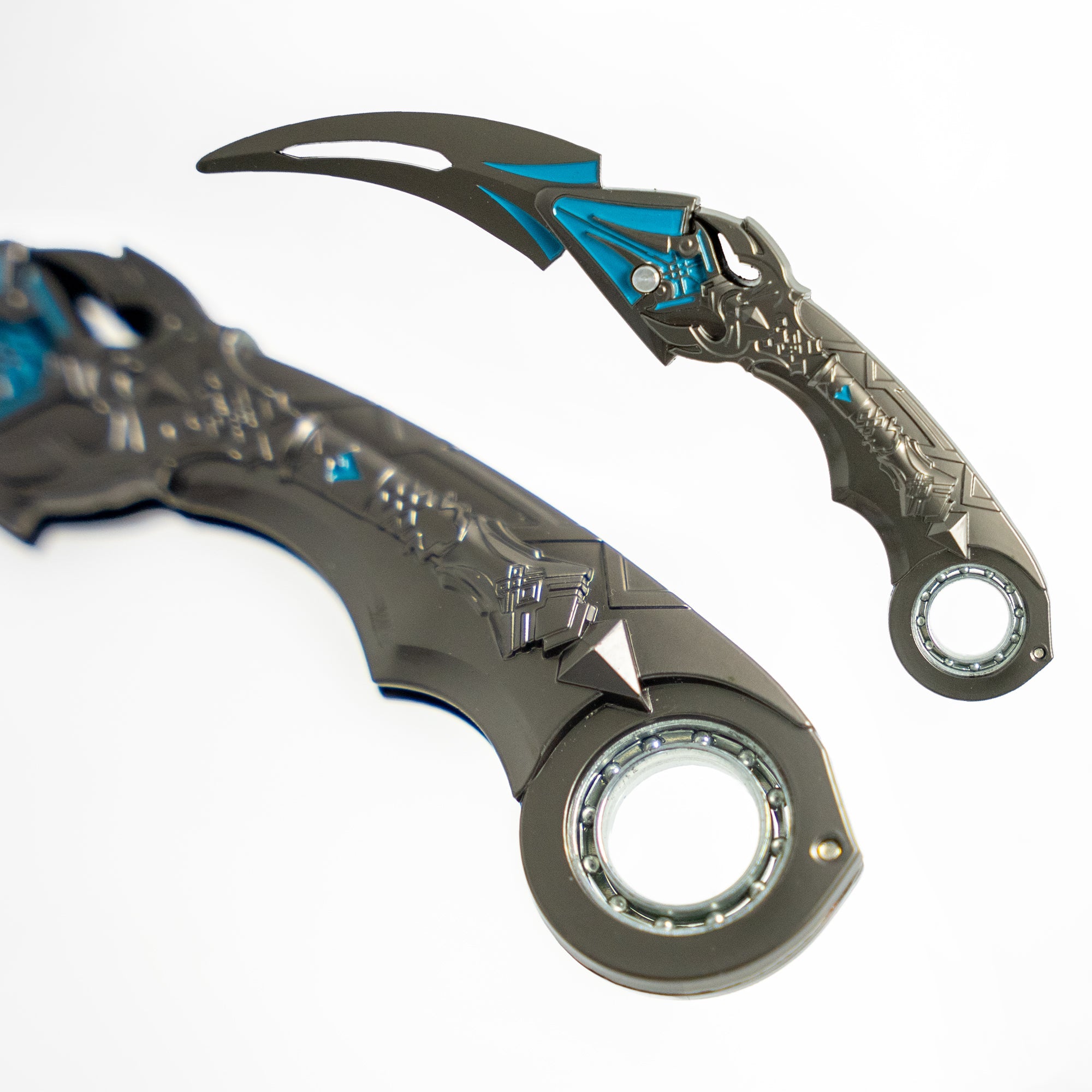 Karambit Fidget Spinner Genshin Xiao Fire and Steel Exclusive - Tophatter Daily Deals