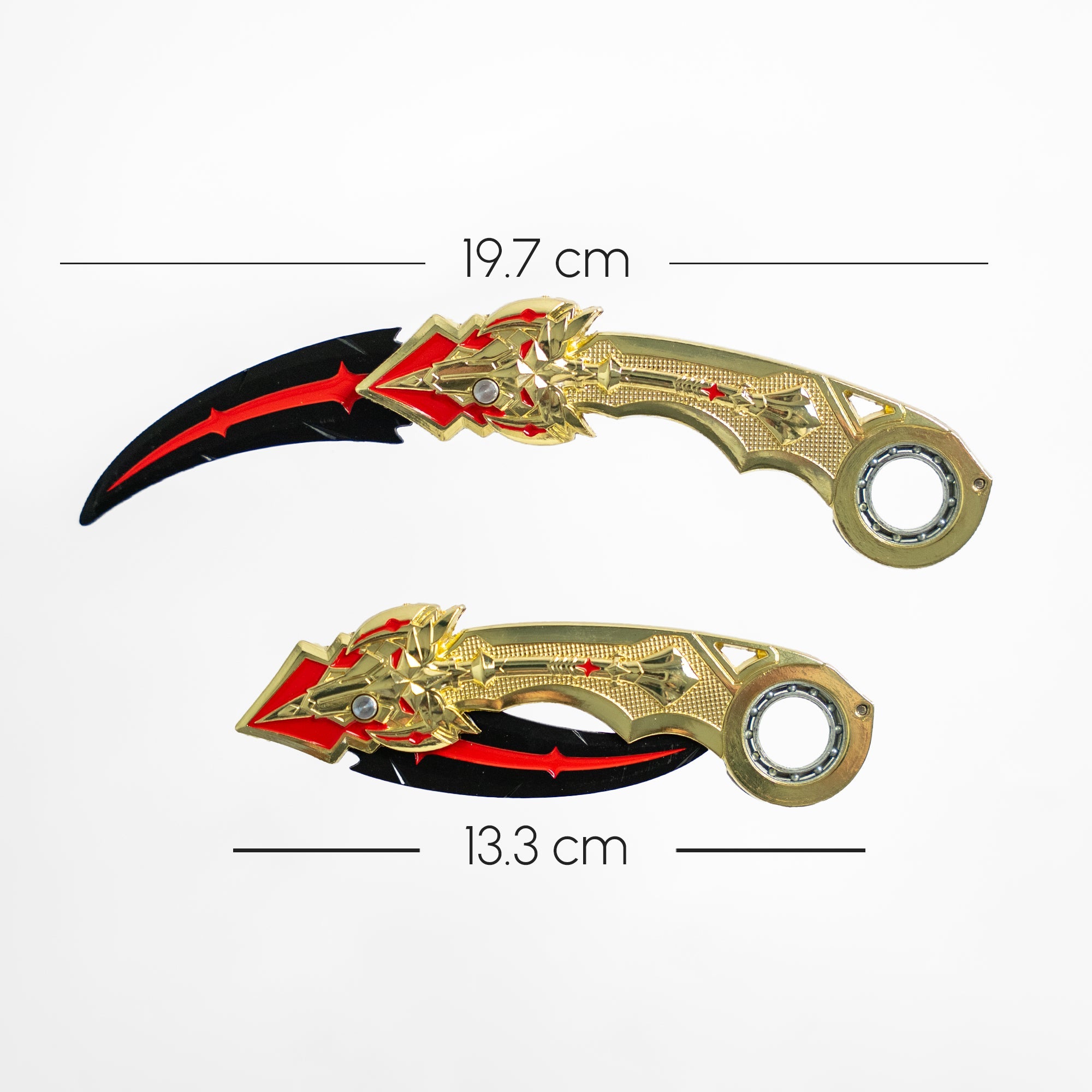 Karambit Fidget Spinner Fire and Steel Exclusive - Tophatter Daily Deals