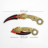 Karambit Fidget Spinner Fire and Steel Exclusive - Tophatter Daily Deals