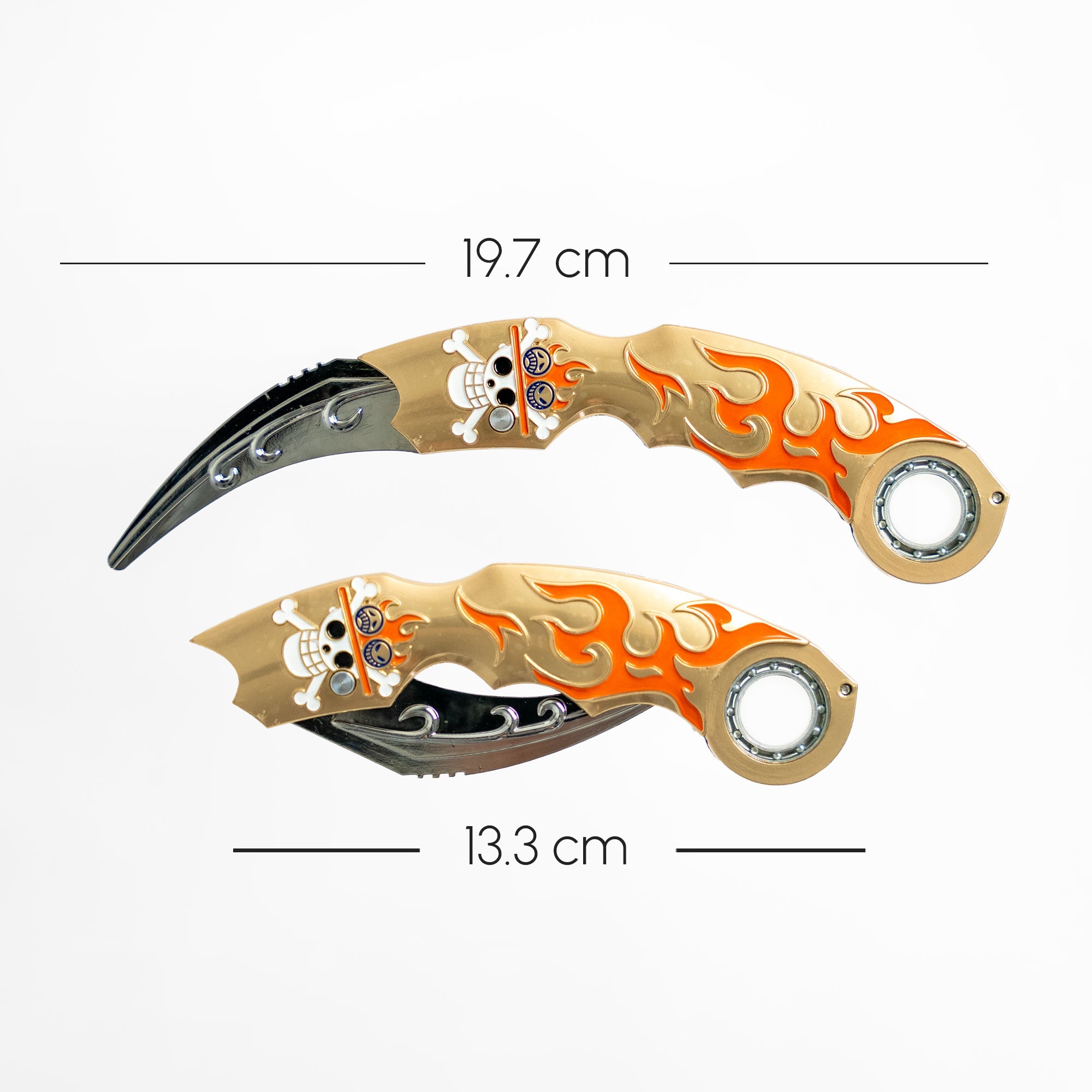 Karambit Fidget Spinner Fire and Steel Exclusive - Tophatter Daily Deals