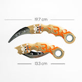 Karambit Fidget Spinner Fire and Steel Exclusive - Tophatter Daily Deals