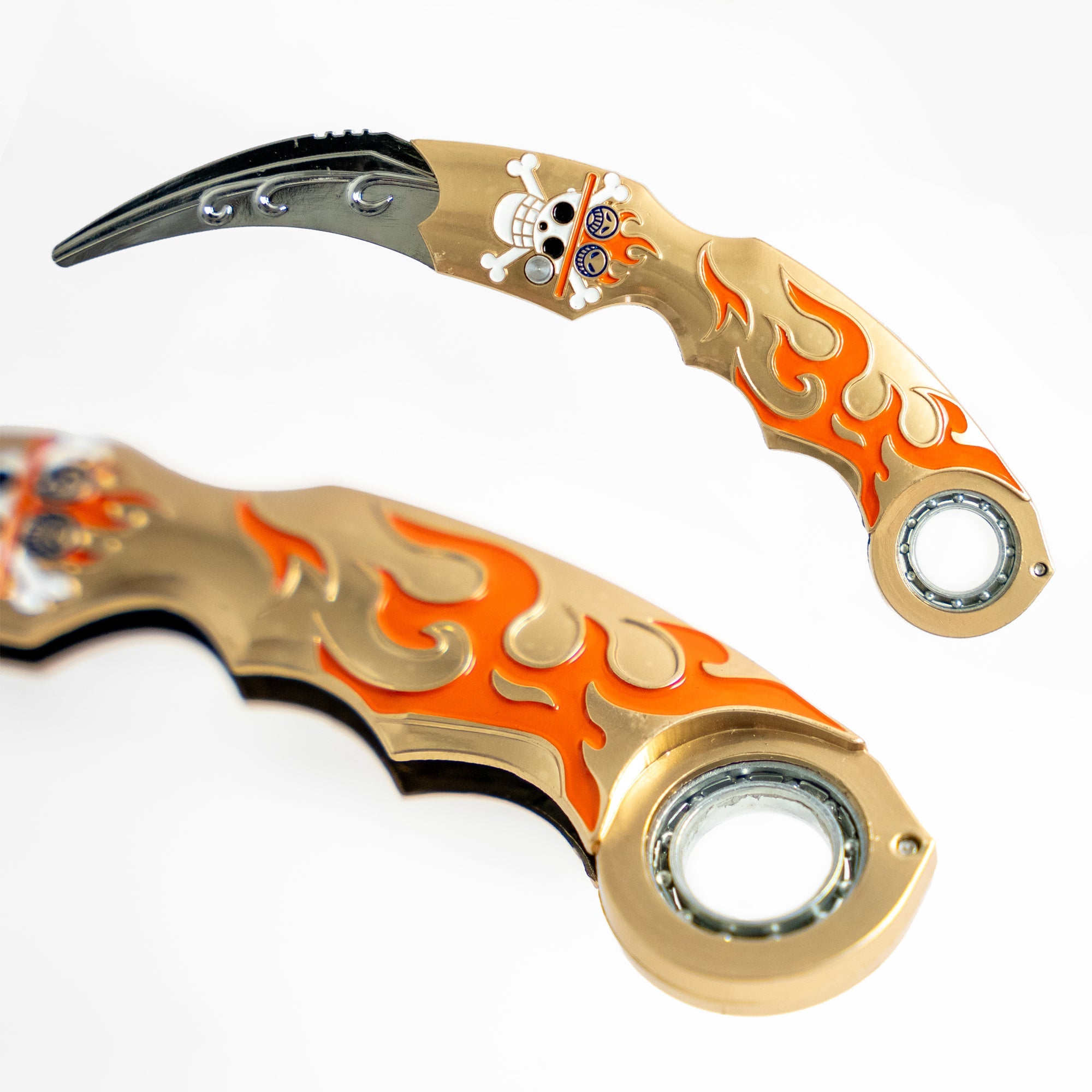 Karambit Fidget Spinner One Piece Fire and Steel Exclusive - Tophatter Daily Deals