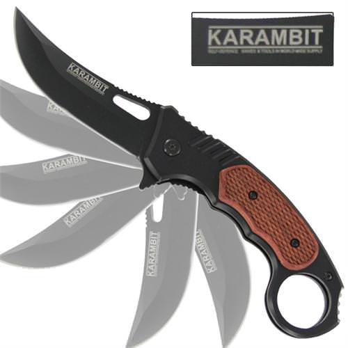 Karambit Style Spring Assisted Legal Automatic Knife Collectible Weapons - Tophatter Daily Deals