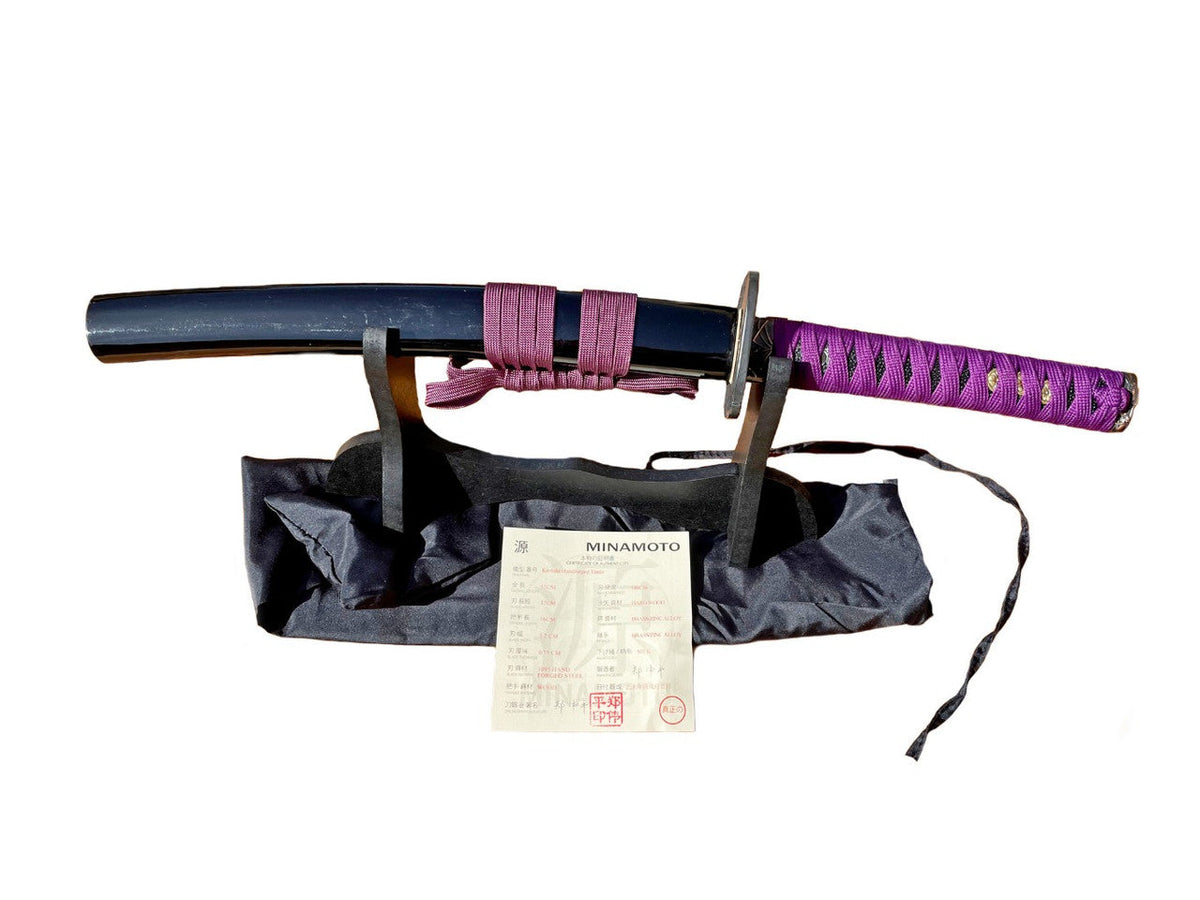 "Karoshi" Clay Tempered Hand Forged Tanto In 1095 HCS