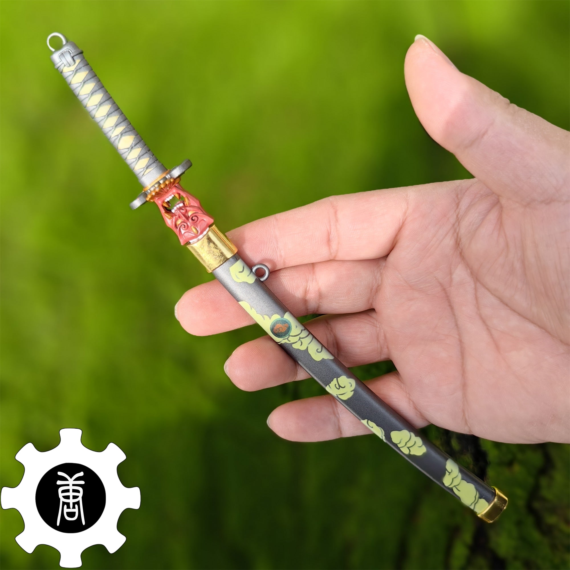 Metal Onimaru Kunitsuna Sword Katana Replica 4 In 1 Pack Grey - Tophatter Daily Deals