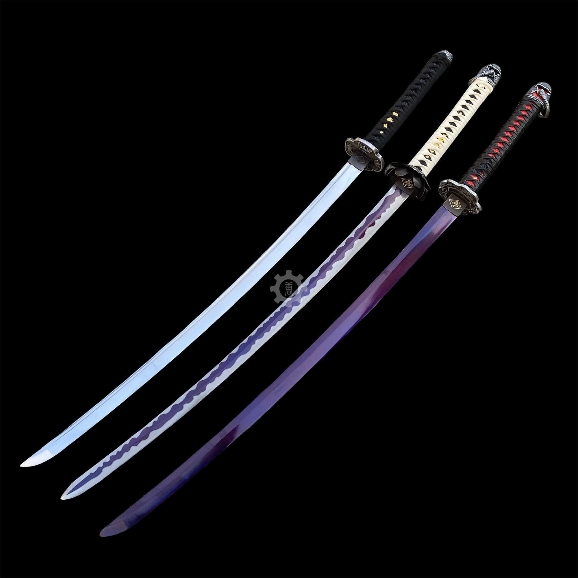 Life-Size Kusabimaru Katana, Gracious Gift of Tears, Black Mortal Blade Replicas - Tophatter Daily Deals