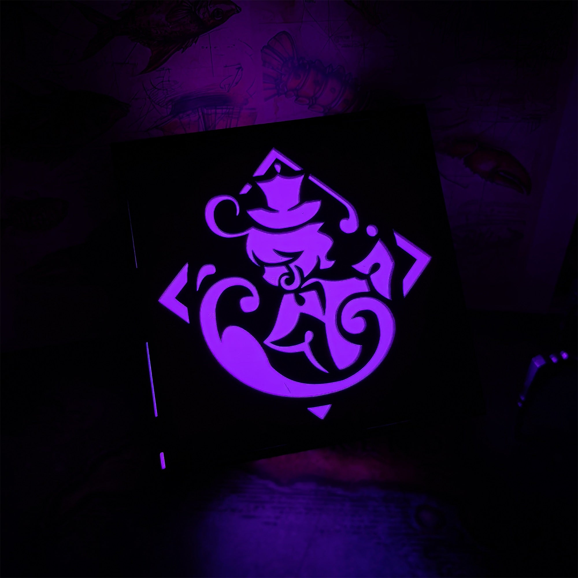 Kaveh Inspired Wooden Cube Light Desk Decor - Tophatter Daily Deals