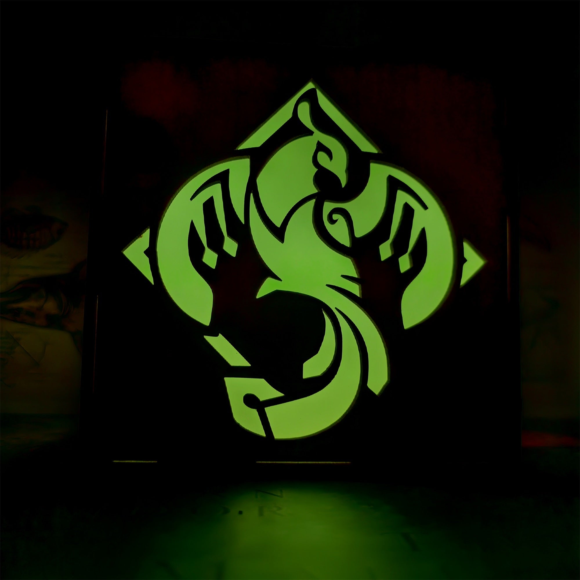 Kaveh Inspired Wooden Cube Light Desk Decor - Tophatter Daily Deals