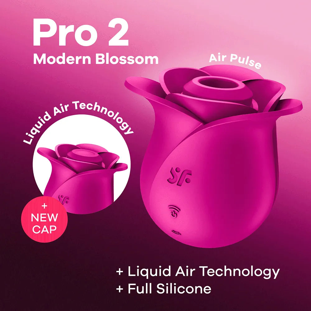 Satisfyer Pro 2 Modern Blossom – Air Pulse Clitoral Vibrator > Sex Toys For Ladies > Air Pulsation - Tophatter Daily Deals