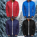 Insulating Men's Puffer Jacket - Quilted Hip-Length, Winter - Tophatter Daily Deals