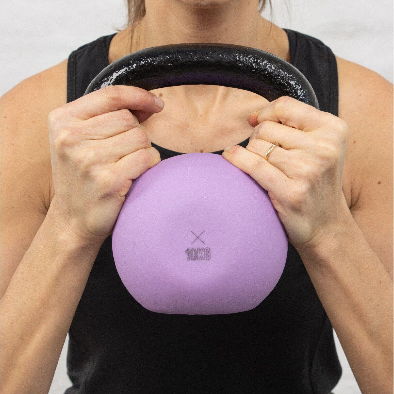 Best Kettlebell Weight for Beginners - Kettlebell Weight Heavy Duty Cast Iron & Neoprene Kettle Bells Home Gym 4kg-18kg Exercise & Fitness - Tophatter Daily Deals