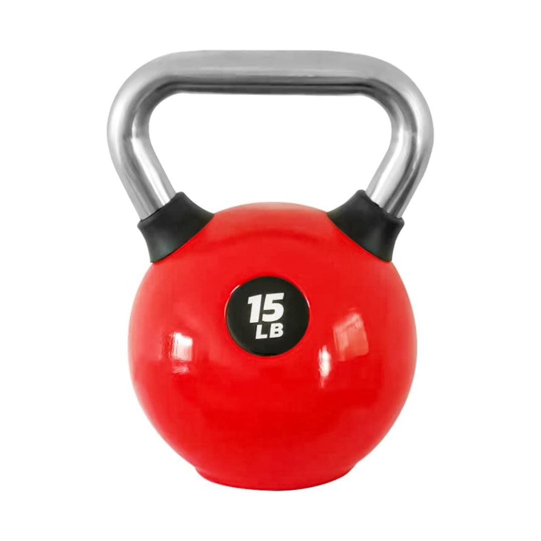 Cheapest Kettlebells UK - 10lb 15lb 20lb Kettlebell Weights Set Kettlebells Strength Training Home Gym Exercise Ball - Tophatter Daily Deals
