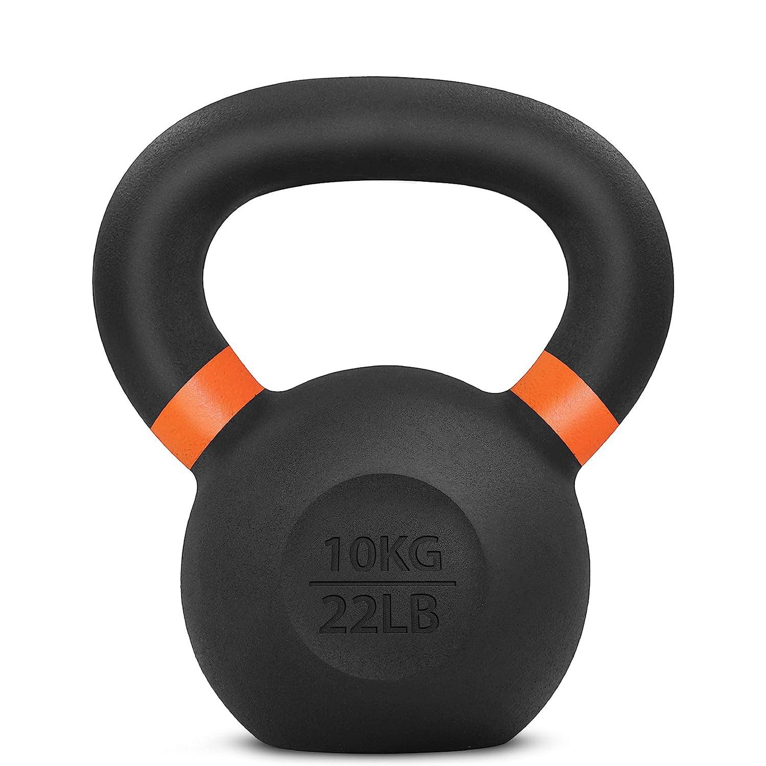 Kettlebell Sets UK - Kettlebells Cast Iron Weights Fitness Exercise Home Gym Workout Training 6-16kg 10 Exercise & Fitness - Tophatter Daily Deals