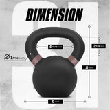 Kettlebell Sets UK - Kettlebells Cast Iron Weights Fitness Exercise Home Gym Workout Training 6-16kg Exercise & Fitness - Tophatter Daily Deals