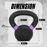 Kettlebell Sets UK - Kettlebells Cast Iron Weights Fitness Exercise Home Gym Workout Training 6-16kg Exercise & Fitness - Tophatter Daily Deals