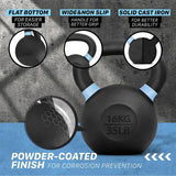 Kettlebell Sets UK - Kettlebells Cast Iron Weights Fitness Exercise Home Gym Workout Training 6-16kg Exercise & Fitness - Tophatter Daily Deals