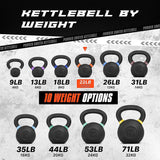 Kettlebell Sets UK - Kettlebells Cast Iron Weights Fitness Exercise Home Gym Workout Training 6-16kg Exercise & Fitness - Tophatter Daily Deals