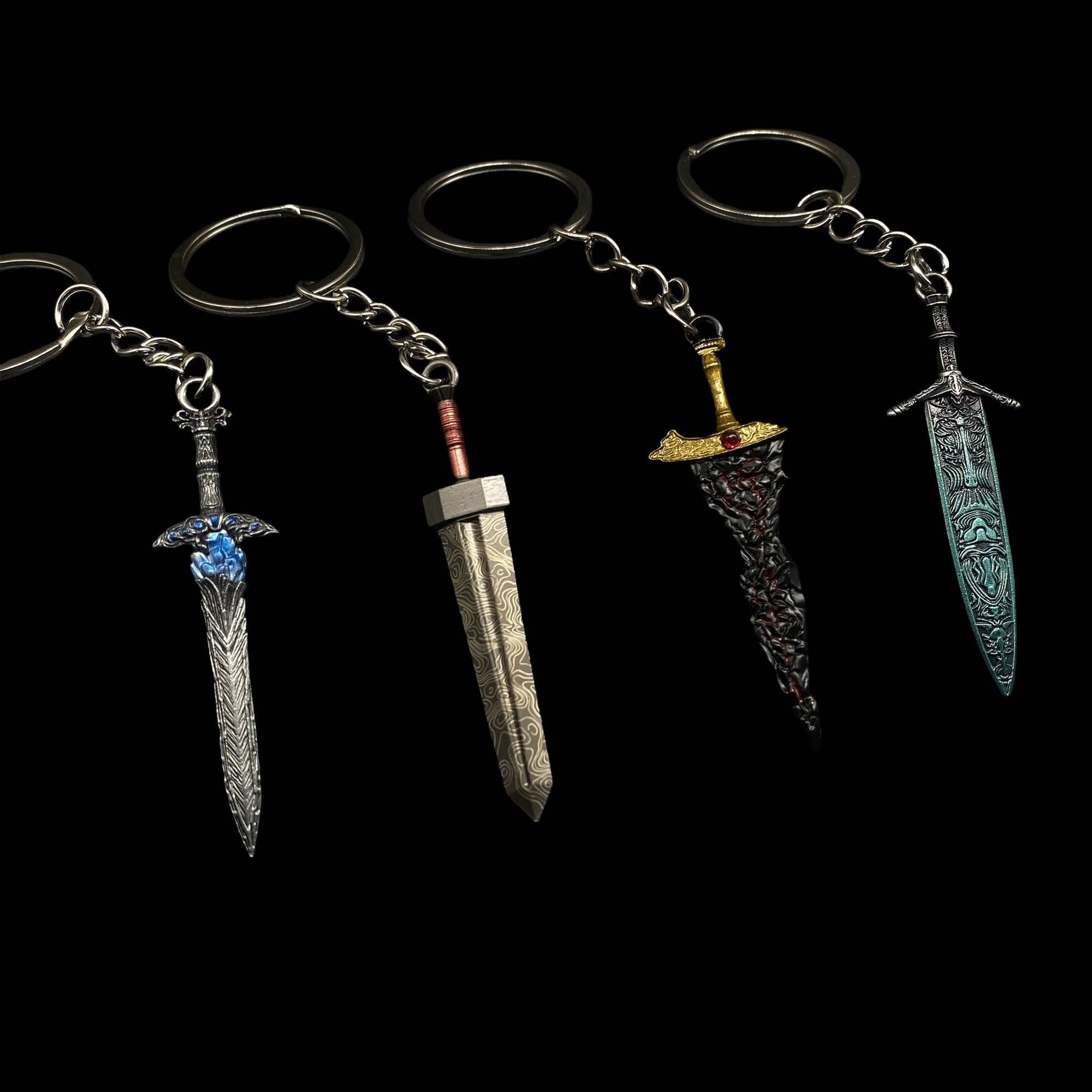 Mini ER Game Sword Metal Keychain Pendant - Tophatter Daily Deals