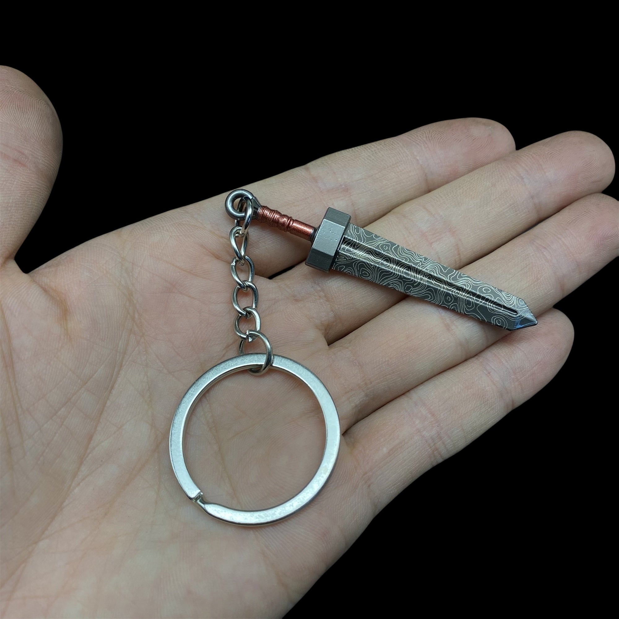 Mini ER Game Sword Metal Keychain Pendant Greatsword - Tophatter Daily Deals