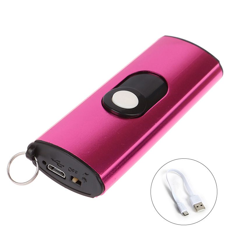 Mini UsB Tactical Flashlight Stun Gun Keychain Rose - Tophatter Daily Deals
