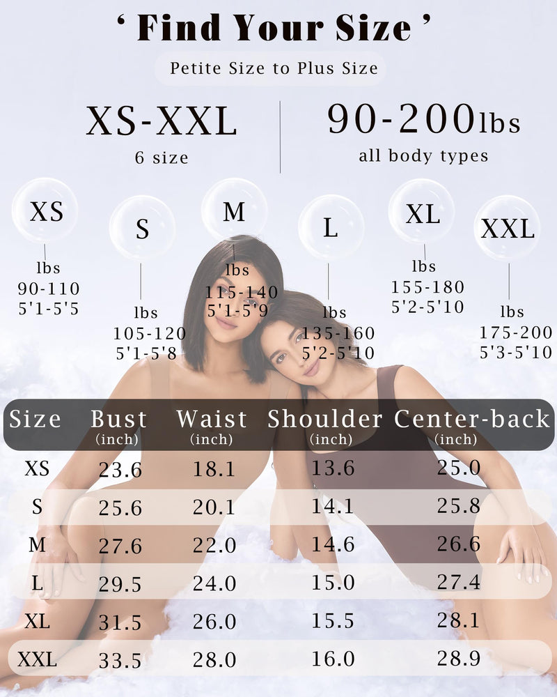 Square Neck Double Lined Bodysuit (DE Only) Lingeries-Bodysuits - Tophatter Daily Deals