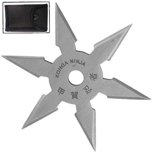 Khoga Ninja Six Point Sure Stick Throwing Star - Tophatter Daily Deals