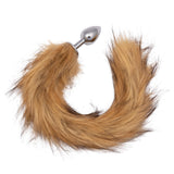 Running Wild Tail (Brown) – Metallic Probe with Long Tail Accessory > Anal Range > Tail Butt Plugs - Tophatter Daily Deals